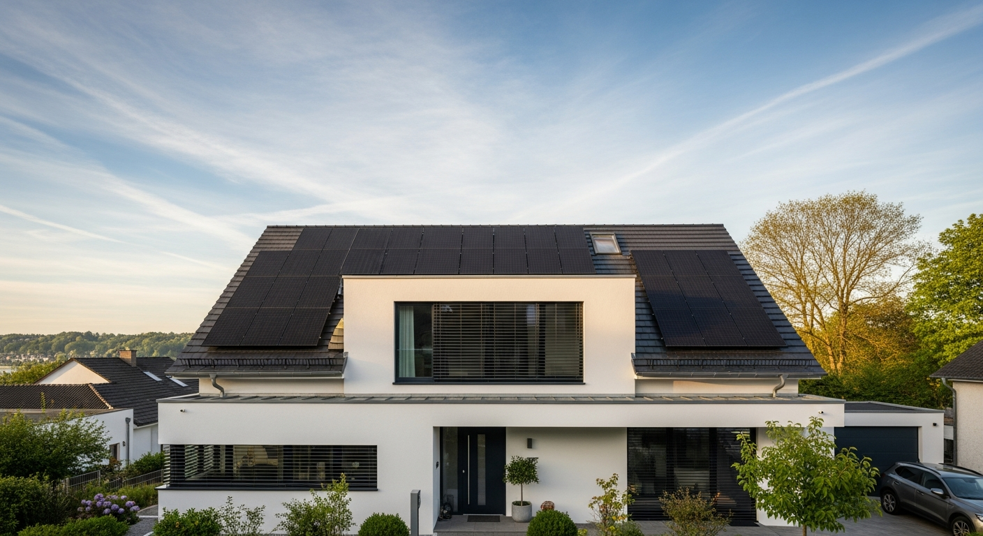 KfW 40 Haus in Köln: modernes Effizienzhaus 40 im Neubau
